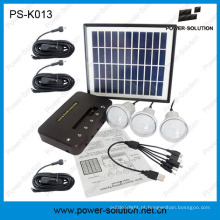 Kits de energia solar com lâmpada de LED de alto brilho 3PCS